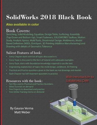 SolidWorks 2018 Black Book by Gaurav Verma (English) Paperback Book