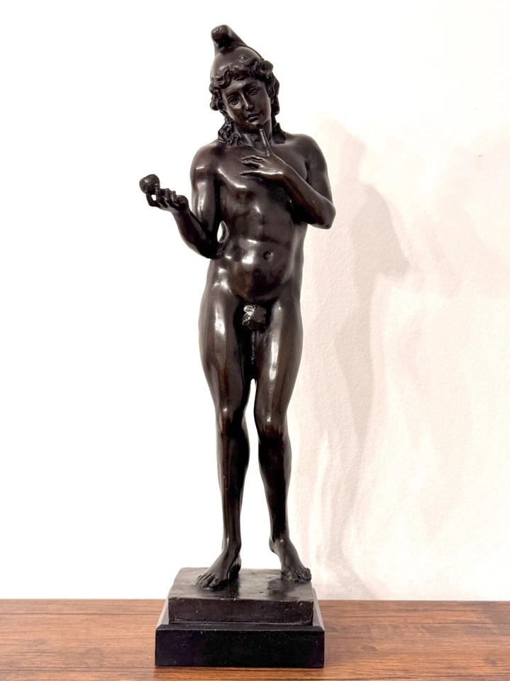 Escultura de bronce firmada de París, modelo de 1812 versión alemana del mito clásico Foto 4 de 4