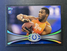 2012 Topps Football Black Vick Ballard Colts Rookie Card #42 Serial #12/57