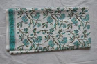 5 Yard Hand Block Floral Print Fabric 100%Cotton NO TARRIF CHARGES 100%✅ZK_144#