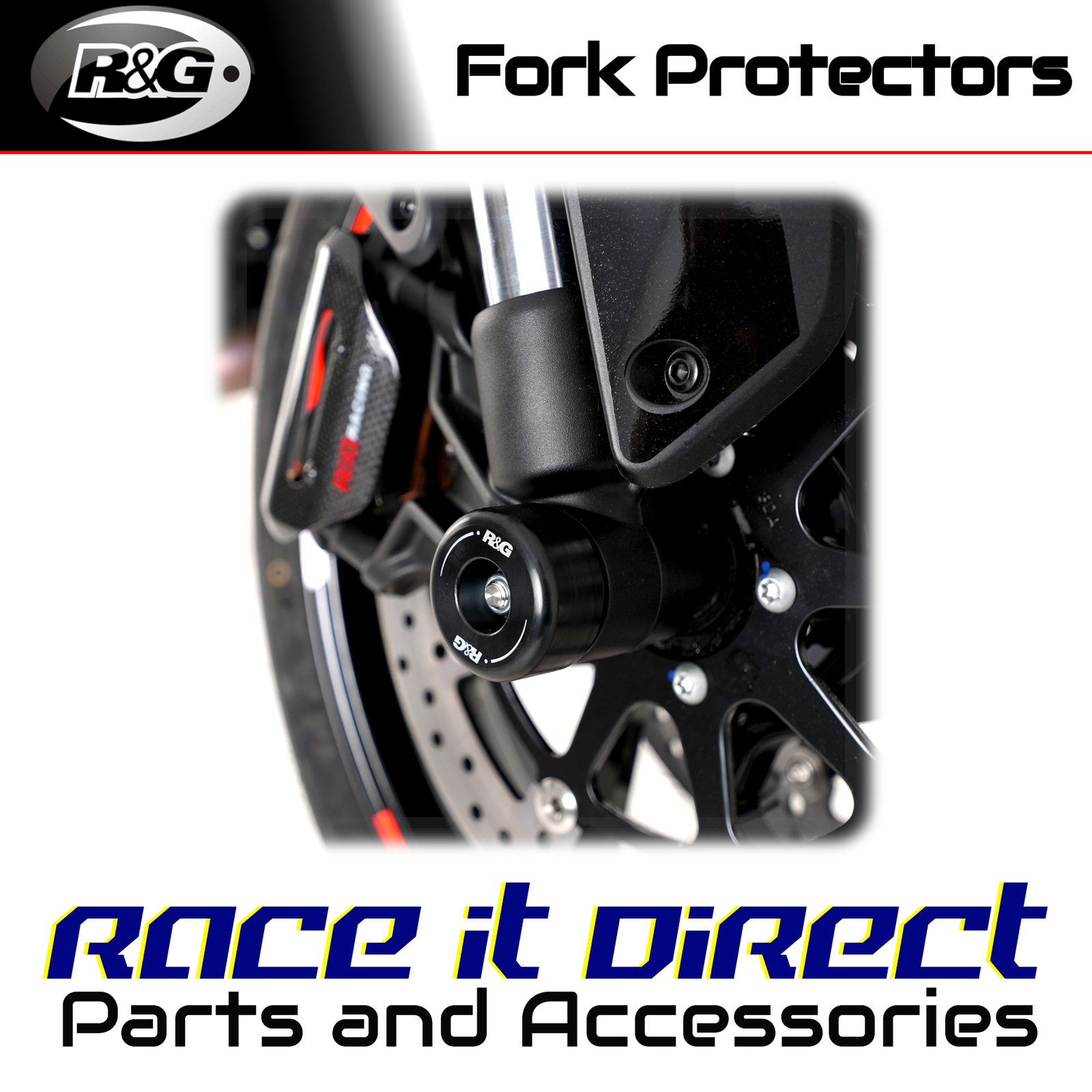 Fork Protectors for CFMoto 800NK Sport 2023-2026 Orange R&G