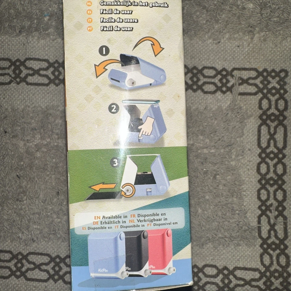 KiiPix Portable Smartphone Picture Printer - No Batteries Required - Blue/White - Image 4 of 4