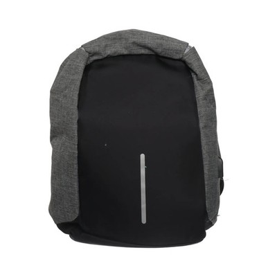 Rucksack, Unisex (Erwachsene), Grau/Schwarz, Einfarbig, 30, 10 #IK7