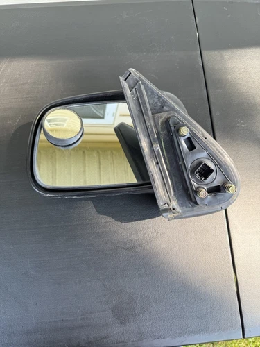 1999-2000 Honda CRV Door Mirror Blue Driver Side Folding OEM 