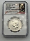 2018-S Light Finish ERROR Kennedy Silver Half Dollar 50C NGC PF70 Reverse Proof