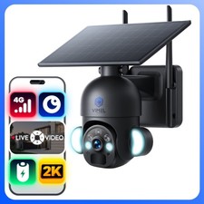 Solar 4G Security Camera 2K Construction Site Farm APP LIVE Monitoring Cellular