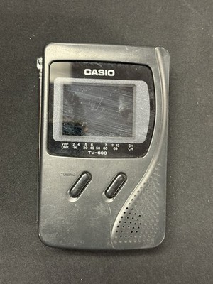 Vintage Casio TV-600B Handheld 90's - DOES TURN ON | eBay