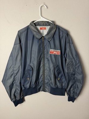 Vintage Toyota TRD Men's S/M Faded Blue Windbreaker Jacket 90s Racing