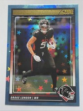 2024 Score Drake London  Blue Stars Numbered 366/399