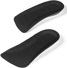 2 Pack 1/2 Inch Height Increase Men Elevator Shoe Insoles Heel Lift Insert Pads