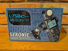 NEW Sekonic L-758CINE DigitalMaster Light Meter Complete In Box Sealed NOS