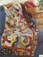 F0102 CRAZY FOR YOU QUILT PATTERN/INSTRUCTION...