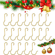 Ornament Hooks, Christmas Ornament Hangers, 100 PCS Christmas Ornaments Hooks, G