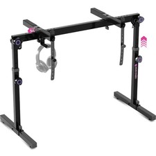 Table Style Foldable Piano Keyboard Stand 54-88 Key   Heavy-Duty Music Piano ...