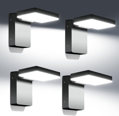 60W Waterproof LED Wall Light - 360° Rotatable Outdoor Security Flood Light 4 Pa