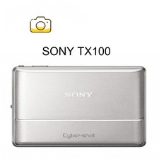 Sony CyberShot DSC-TX100 Digital Camera 16.2 MP Touch Screen YouTube Mode Silver