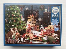 Cobble Hill Christmas Puppies Jigsaw Puzzle