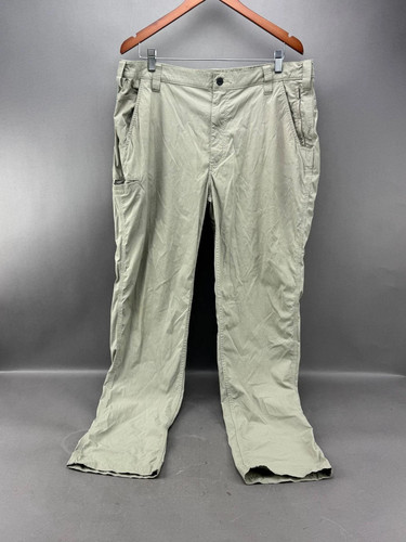 Carhartt Pants Mens Khaki Force Relaxed Fit Ripstop Pants Size 38x32 BN4750-M