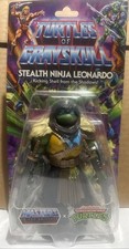 Turtles of Grayskull Stealth Ninja Leonardo TMNT MOTU Origins MOC - READ DESCRIP