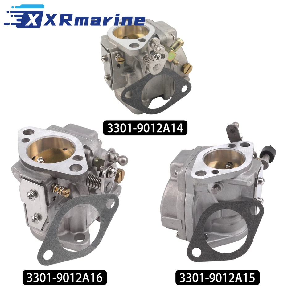 9012A14 9012A72 9012A73 Carburetor for Mercury 2 Str 70 75 80 90 HP EL Outboard - Image 2 of 4