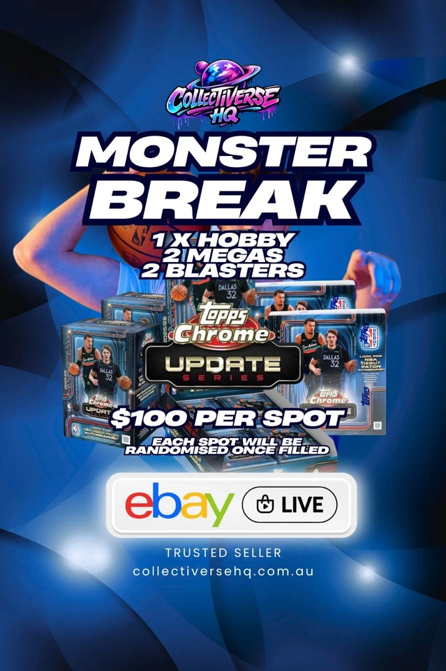 1 MASSIVE BREAK, TOPPS CHROME UPDATE HOBBY, MEGAS & VALUE BOXES