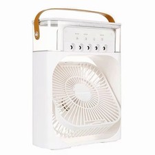 Portable 3 in 1 Fan Air Conditioner Household Small Air Cooler LED Night Lights