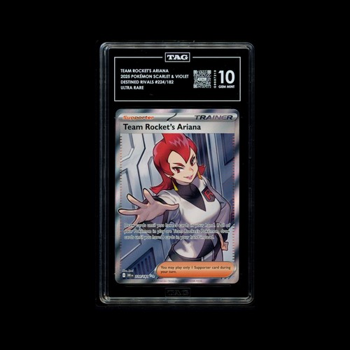 Team Rocket's Ariana graded TAG 10 for sale on eBay
