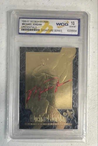 1999-00 23KT Gold Card Fleer Reprints - 1997-98 Ex2000 Michael Jordan Marble...