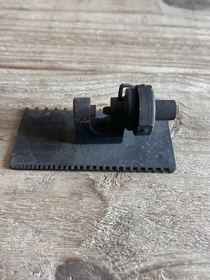 Vintage Marco Metric Mainspring Gauge With C&E Marshall Width Guage (001)