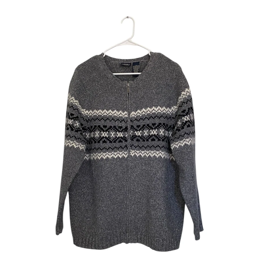 Suéter estilo vintage Sonoma Fair Isle XL para mujer abuela/abuelo Foto 2 de 4