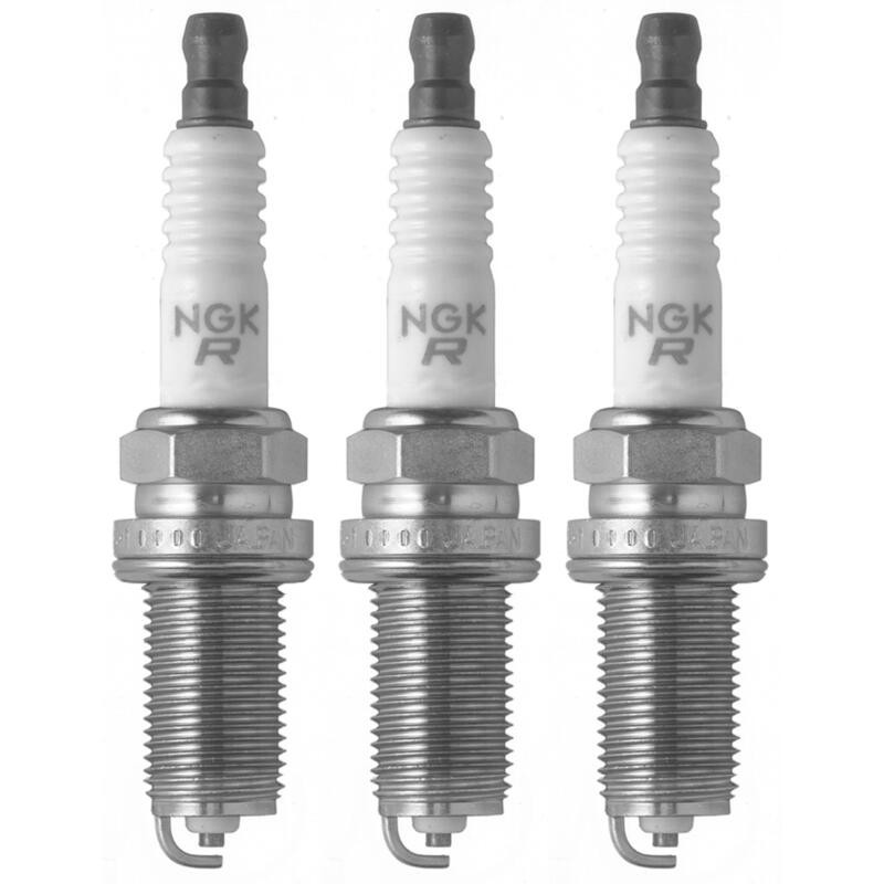 NGK Spark Plug 6376 3-PACK V-Power LFR5A-11 14mm Copper/Nickel, Flat, 5