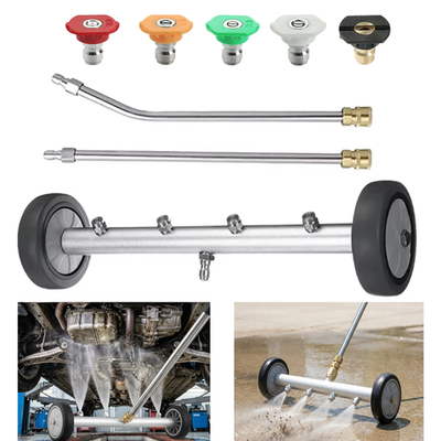 #ad 4000PSI Under Car Pressure Washer Undercarriage Cleaner Underbody Wash Broom Set $37.98