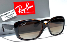 Ray Ban Light Havana Brown POLARIZED Brown Gradient Lens Sunglass RB 4101 710/T5