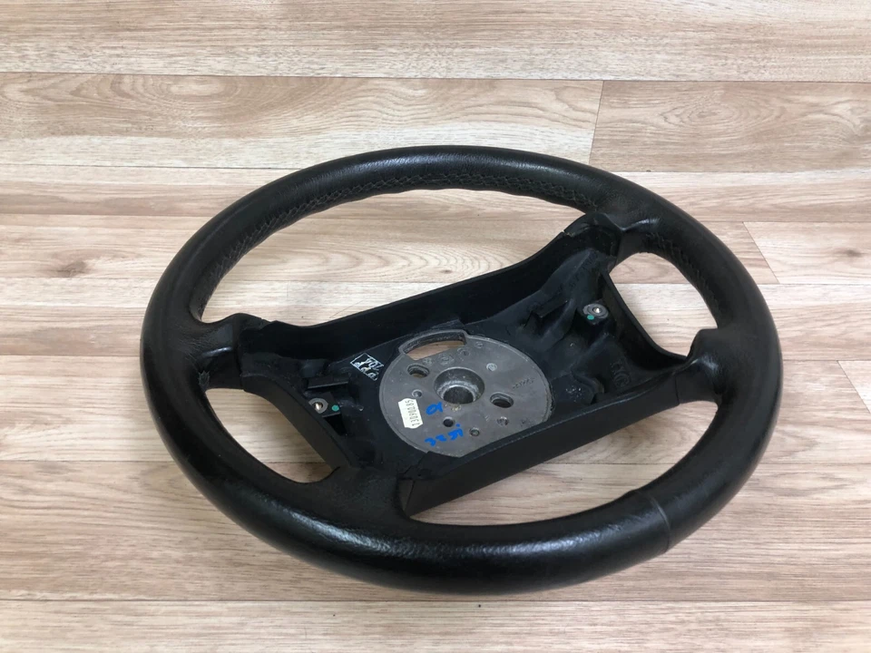 BMW E46 323 325 328 330 OEM VOLANTE DELANTERO CUERO NEGRO 99-06 6 Foto 2 de 4