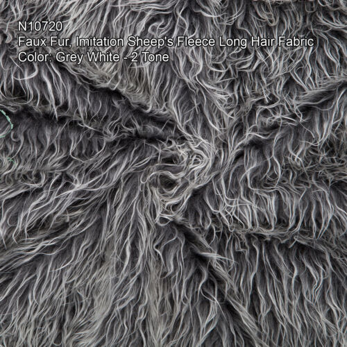 Faux Fur Fabric Material,Furry Fake Fur,Long Hair Pile,Solid & Two  Tone,Neotrims | eBay