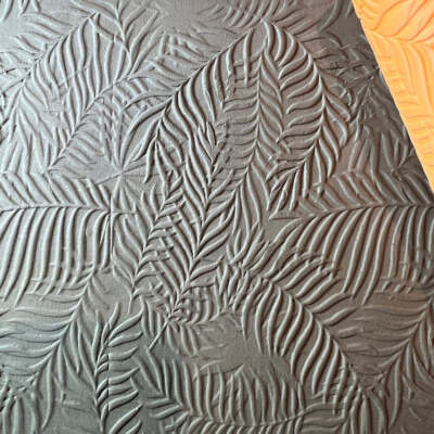 POTT R 135 mm Flora Palme Ton Keramik Textur Roller - Wiederholungsmuster