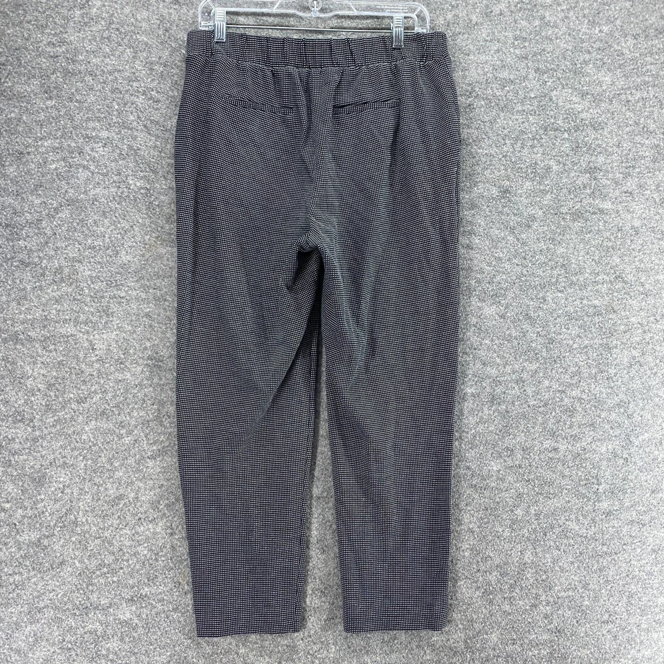 Pantalones cortos Nine West para mujer M medianos negros tiro alto frente plano ajustados Foto 2 de 4