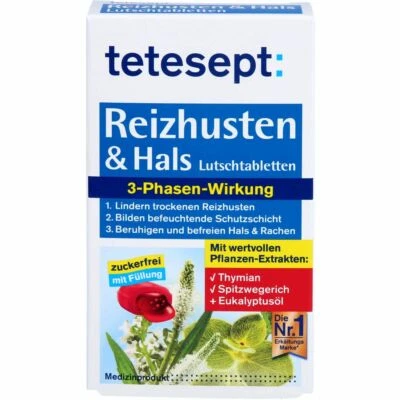 MERZ CONSUMER CARE GMBH TETESEPT Reizhusten & Hals Lutschtabletten 20 St PZN11089747