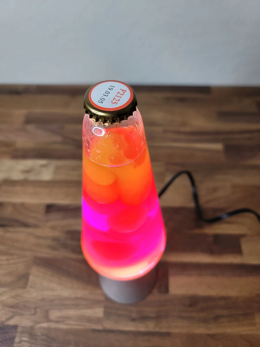 Pink and sale yellow lava lamp