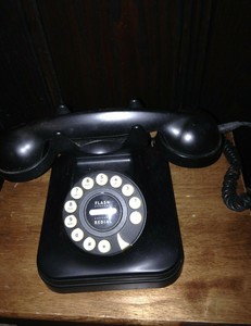 Pottery Barn Grand Phone Push Button Retro Vintage 1940 S Style