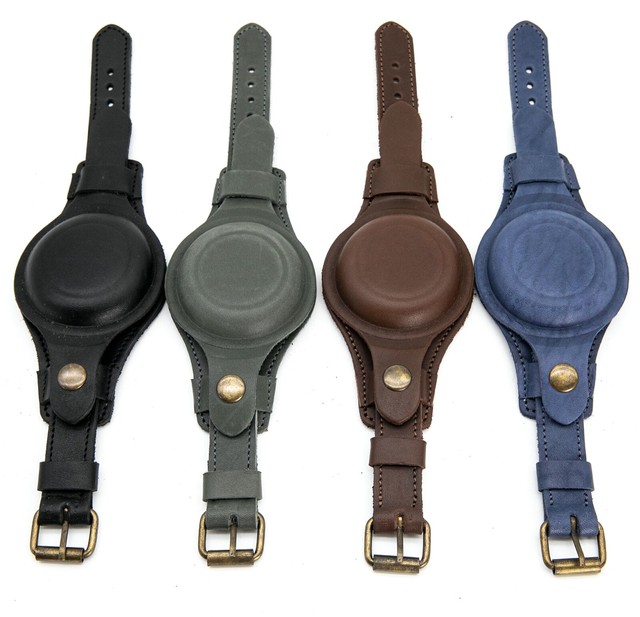 Vintage Style Genuine Leather Pocket Watch Wrist Strap/Band with Cover