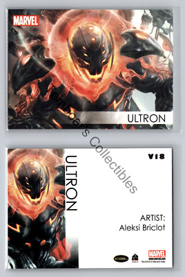2012 Marvel Greatest Heroes Rittenhouse Villains Chase Set ULTRON #V18