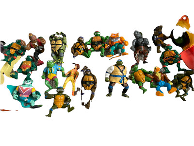 Vintage 1988 1989 TMNT Ninja Turtles Lot Party Wagon Van 10