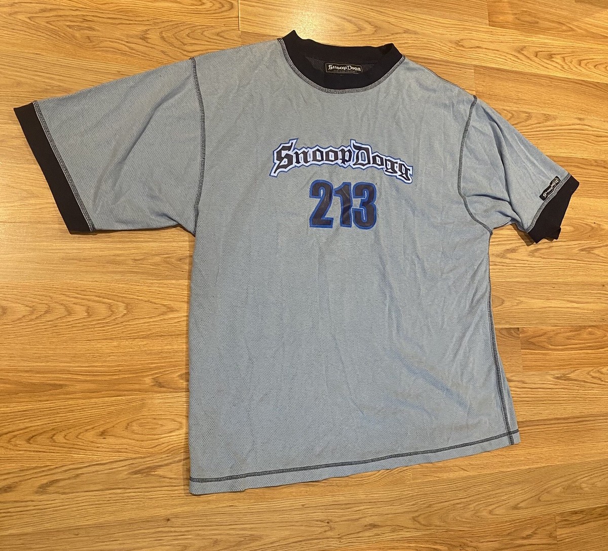 Vintage Snoop Dogg Clothing Company Jersey Rap Music #213 Blue