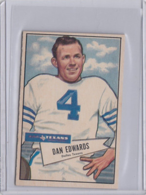 1952 Bowman Small #77 Dan Edwards EX + Set Break