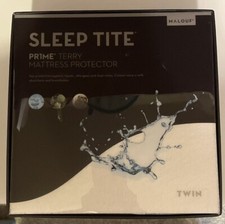 Mattress Protector TWIN SIZE Malouf SLEEP TITE Prime Terry Waterproof New
