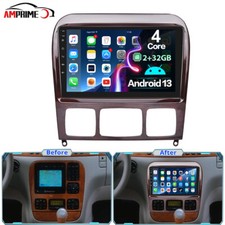 F&uuml;r Mercedes S-Klasse W220 1999-2005 Android 15 Autoradio GPS Nav WIFI Bluetooth