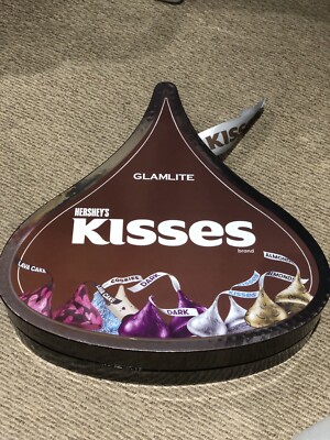 Glamlite Hersheys Kisses PR Box brandneu limitierte Auflage Lidschattenlippe Weihnachten
