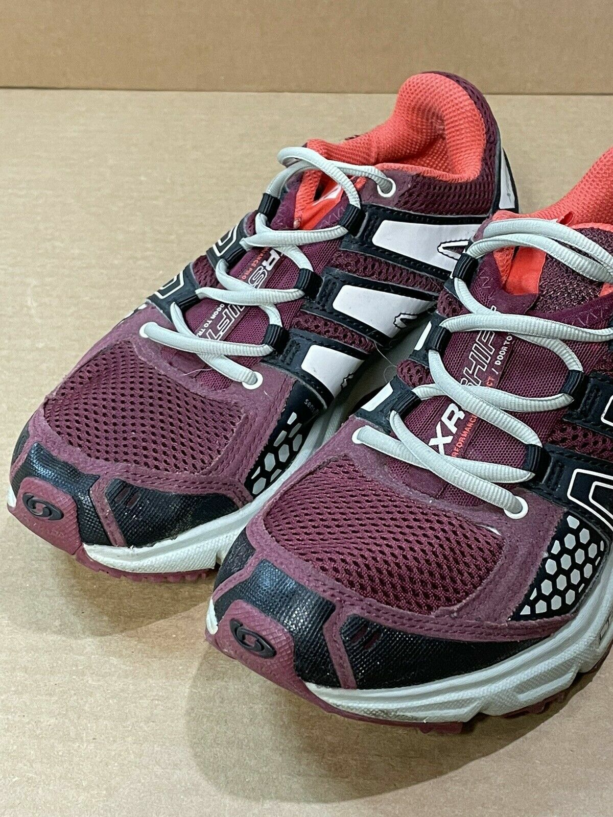 Scarpe da trekking Salomon XR Shift donna trail running grigio bordeaux taglia 6 ?