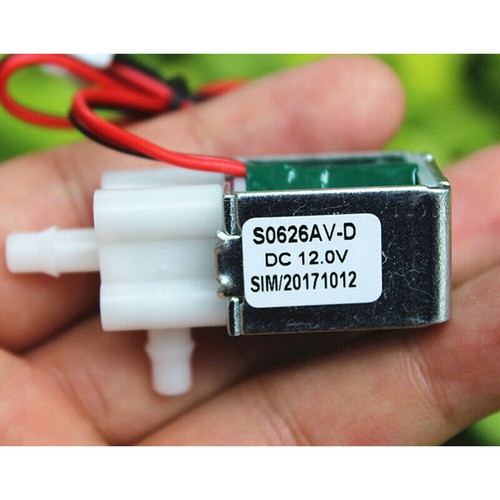 DC 12V Klein Elektrisch Magnetventil Normal Closed Gas Luft Wasser Ventil - Bild 4 von 8